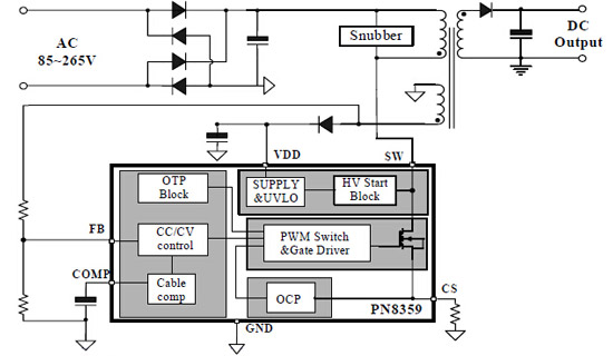 pn8359應用電路圖