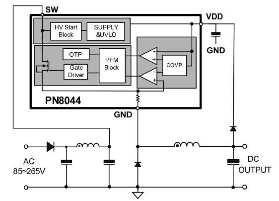 PN8046典型應用圖