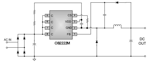 ob2222mcpa典型應用電路圖