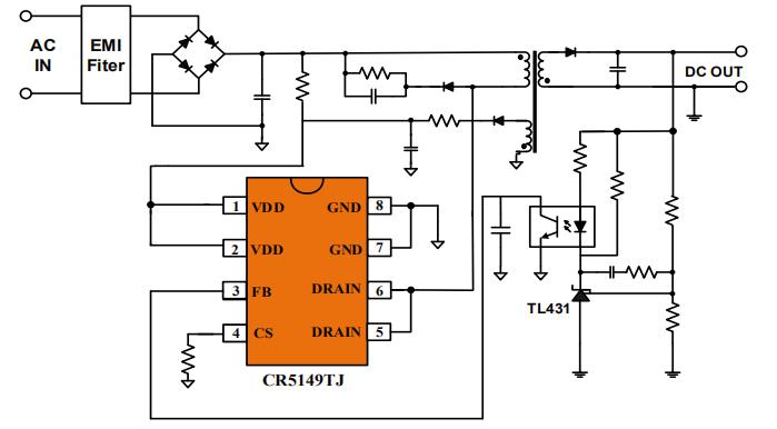 CR5149TJ 典型應用電路圖