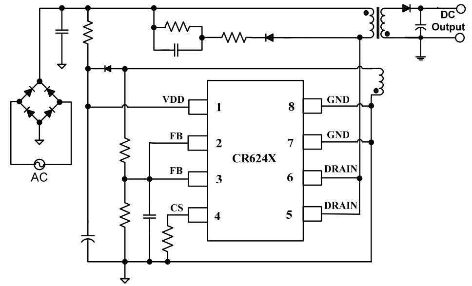 CR6249典型應用電路圖
