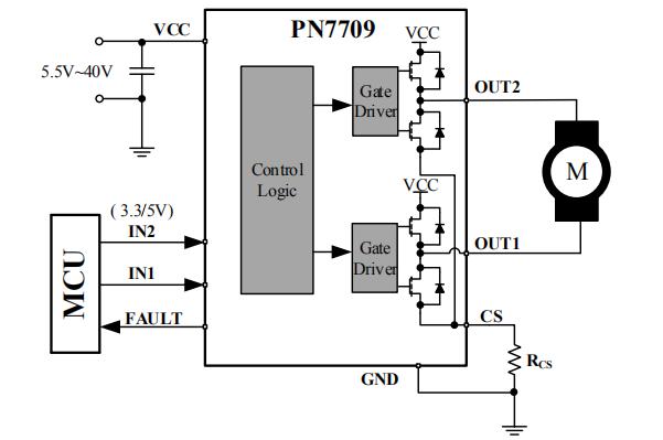 PN7709 40v 成人午夜激情视频图片電路圖