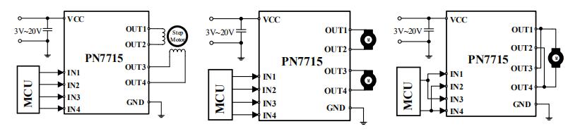 PN7715 15V攝像頭驅動芯片電路圖